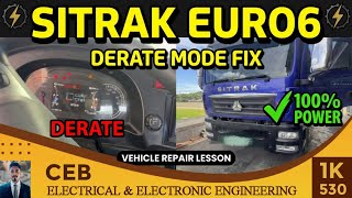 SITRAK EURO6 Check Engine Light on, the truck in derate mode | Full System Delete