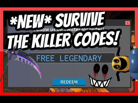 ALL *NEW* SURVIVE THE KILLER CODES! *ALL WORKING* [Roblox ...