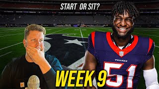 Week 9 Defenses to START and SIT! (Every Matchup)