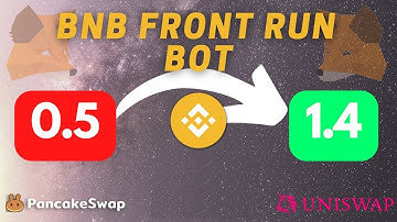 PancakeSwap Front Run Bot - Build your own Smart Contract - Beginner Friendly