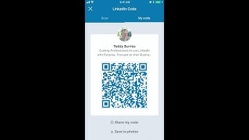 Using LinkedIn Nearby and QR Codes