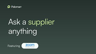 Zoom Contact Center Ask Supplier Anything Supplier Spotlight