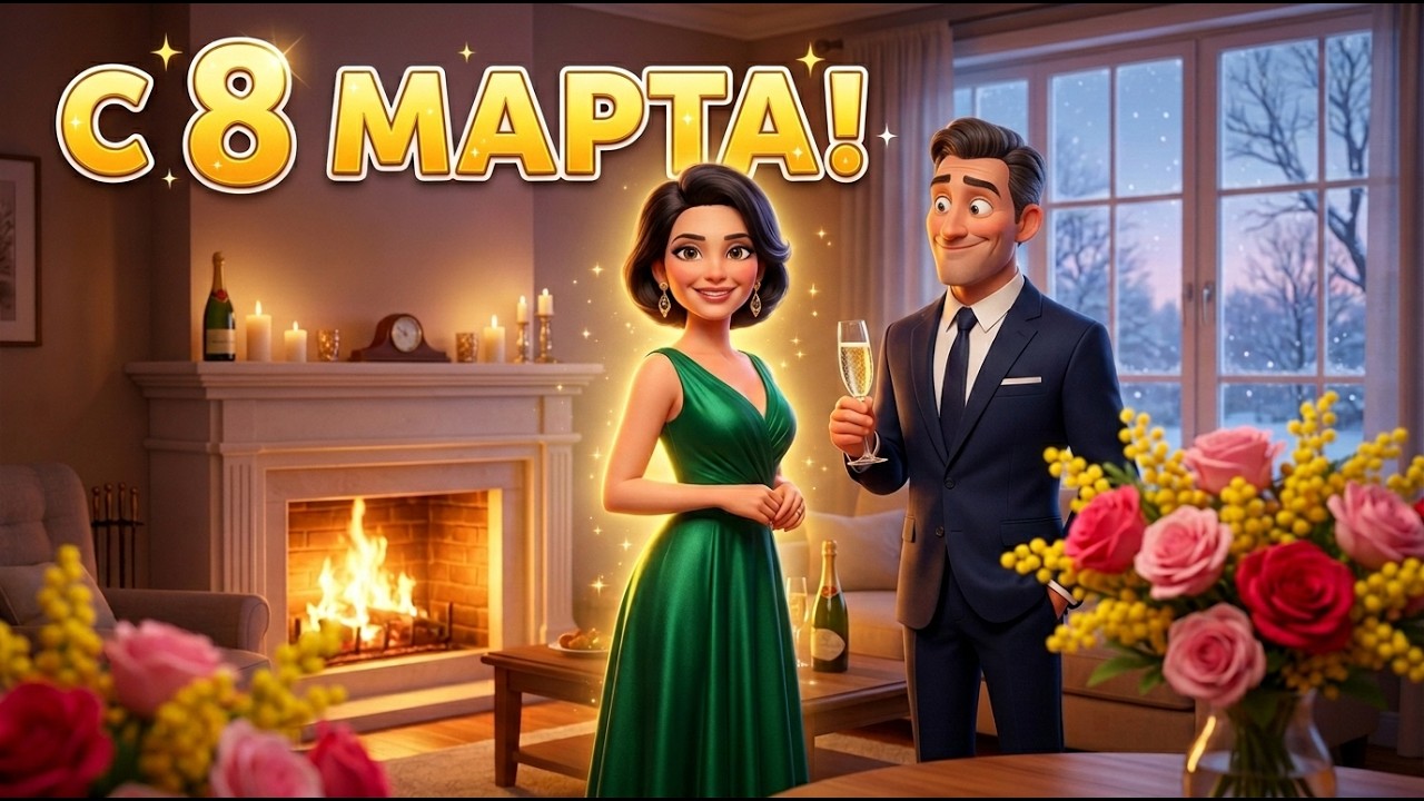 Поздравление с 8 Марта 💐 Тёплая песня для всех женщин | Inga Vale Music