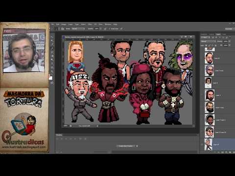 CARICATURAS E PIXELART NO JOGO MASMORRA DA TORTURA (PIXEL ART AULA - 03)