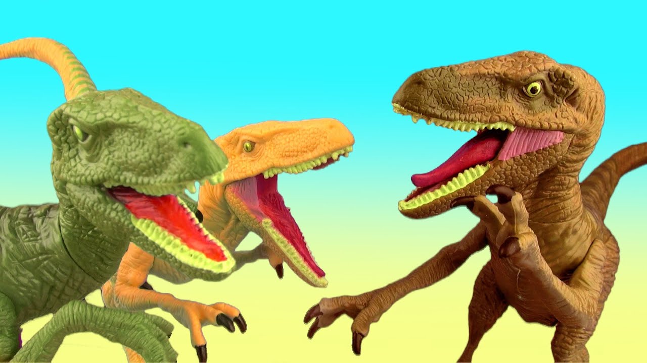 t rex ark JURASSIC WORLD Dinosaurs Velociraptors CHARLIE DELTA and ECHO FUN ending SuperFunReviews