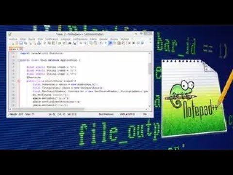Como baixar e instalar o notepad ++ - YouTube