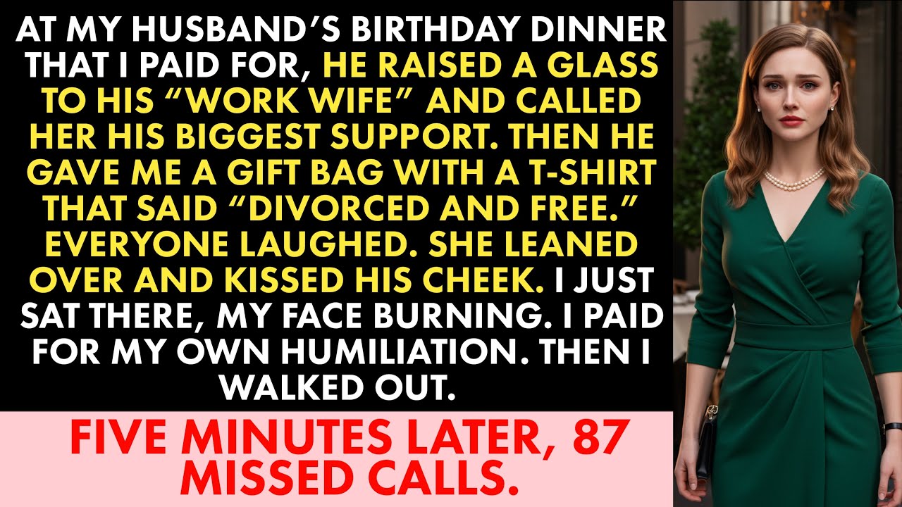 At My Husband’s $8,000 Luxury Birthday Dinner I Paid For, He Toasted His Work Wife Instead