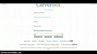 Proof that Cleverbot is not clever!