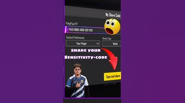 How To Share Sensitivity Code | Sensitivity Code Share Kaise Kare 🤔