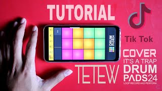 Tutorial TikTok Tetew - Anjing Kacili | Drum Pad 24 Slow Motion