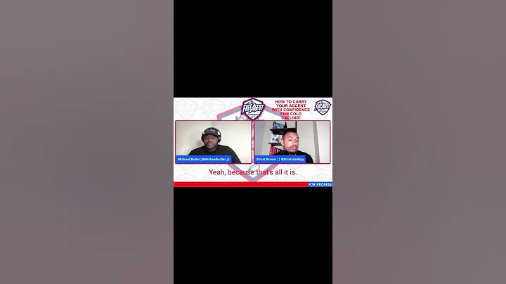 How to carry your accent with confidence for cold calling! Pt3   #shorts