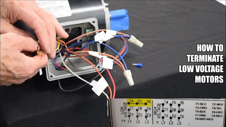 How to Terminate Low Voltage Motors