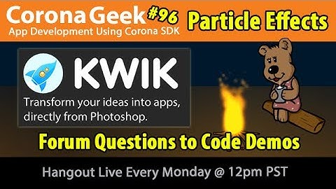 Corona Geek #96 - Create Particle Effects in Photoshop Using Kaboom, and Ask Ed