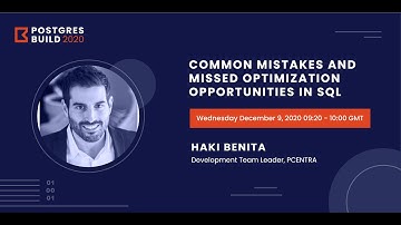 Common Mistakes and Missed Optimization Opportunities in SQL