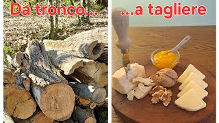 Come realizzare un tagliere fatto a mano partendo da un tronco