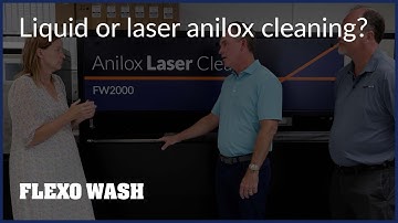 Liquid or laser anilox cleaning?