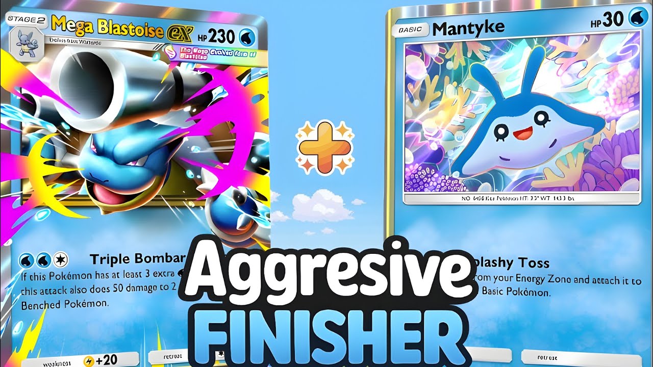 Turn 2 Mega Blastoise Ex is the New Best Water Deck | Pokemon TCG Pocket