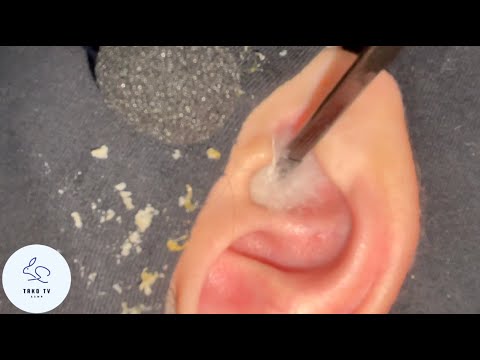 RELAXING Real Ear Cleaning ASMR for Sleeping 耳掃除 귀청소