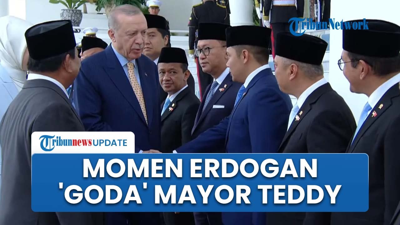 Reaksi Mayor Teddy 'Digoda' Presiden Turki Erdogan di Istana Bogor, Buat Prabowo Terbahak-bahak