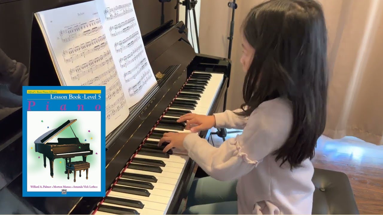 Ballade - Alfred’s Basic Piano Library Lesson Book Level 5 (Page 45-47) Burgmuller.Op.100 (Page 18)