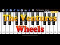 The Ventures - Wheels - How to Play Piano Melody