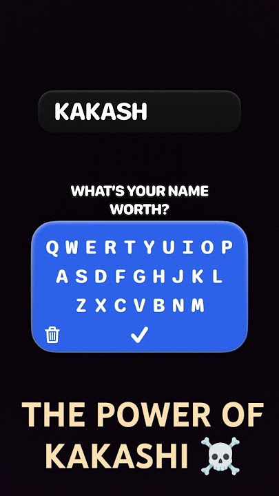 THE POWER OF KAKASHI SHINSA BRO