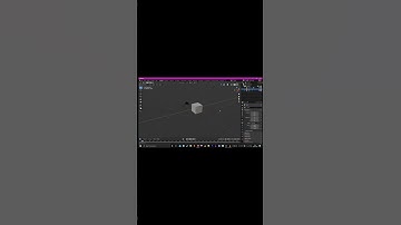 Delete Default cube Fast! #blender #shorts #blender3d #3d