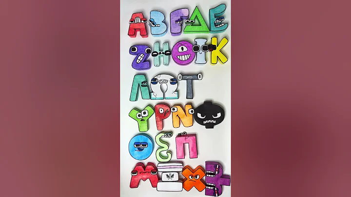 CORRECT SEQUENCE Greek PAPER Alphabet Lore A - Ω  #shorts #alphabetlore