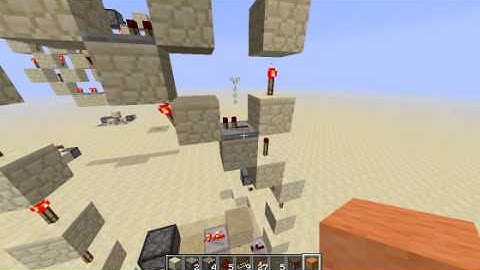 Minecraft, proof of concept - 1 wide tilable floor block swapper