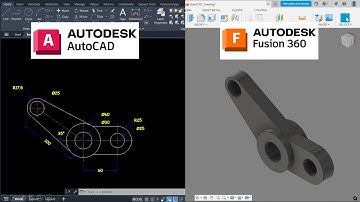 How to Convert AutoCAD 2D Drawing to Fusion 360 3D Modelling | AutoCAD to Fusion 360