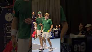 David Goffin et Raphaël Collignon en double