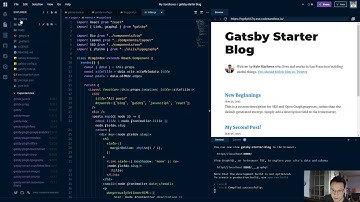 Convert the Gatsby default starter blog to use MDX