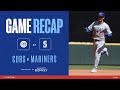 Game highlights busch homers in fourth consecutive game to secure 32 win over mariners  41424