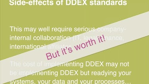 Preparing your data for a DDEX implementation
