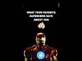 What your Favorite Superhero Says About You || #shorts