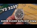 SUPER CLONE DateJust 126334 41mm Black 3235 (Weight Adjusted)