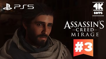 Assassins Creed Mirage Gameplay Walkthrough Part 3 (PS5 4K 60FPS) Full Game | No Commentary