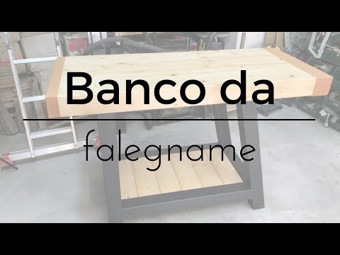 Fai da te - Banco da falegname in 4K