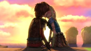 Hiccup and Astrid's Top 10 Kisses!