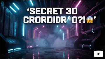 Secret Sci Fi Corridor Found in 3D! 😱  Unreal Engine 4K