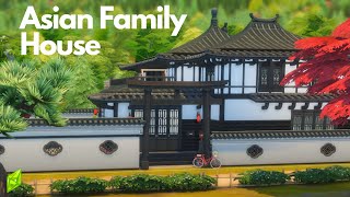 I Have Build Luxury Asian Family House In The Sims 4 | Custom Content | Growing Together