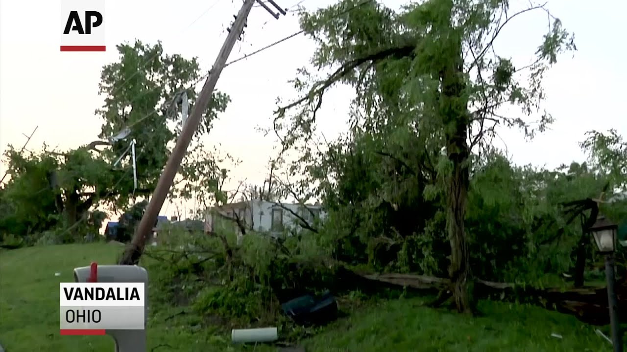 Tornadoes leave trail of destruction across Ohio - YouTube