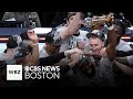 Celtics celebrate after advancing to NBA Finals with sweep of the Pacers