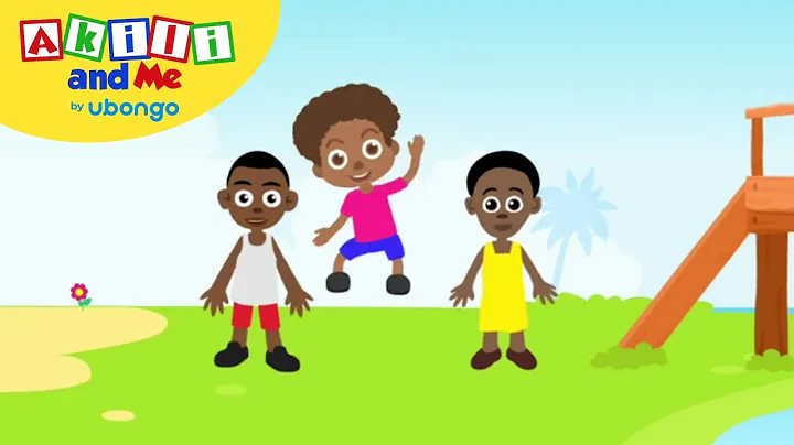 Count Friends Crossing a Bridge | Numbers & Shapes with Akili and Me | African Educational Cartoons