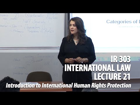 IR 303 - Lec21 -  Introduction to International Human Rights Protection