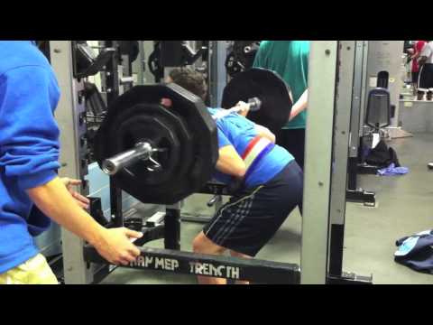 UCLA Powerlifting Squat Maxes Raw 4/11/11