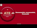 Mbosso Ate Official Lyrics 