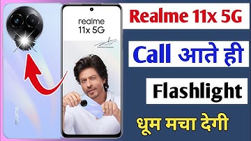 realme 11x 5g incoming call flashlight setting / how to enable incoming call flashlight realme 11x