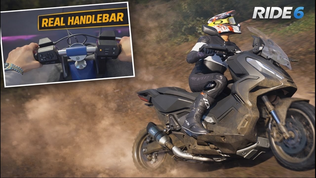RIDE 6 OFF-ROAD Gameplay | Honda X-ADV 2024 + Thrustmaster Freestyler Bike