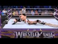 Triple H vs Brock Lesnar WM 32 highlights